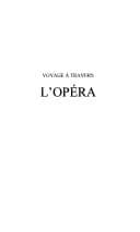Tapa de Voyage à travers l'opéra