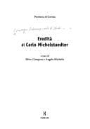Tapa de Eridità di Carlo Michelstaedter