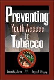 Tapa de Preventing youth access to tobacco