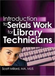 Tapa de Introduction to serials work for library technicians