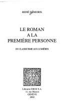 Tapa de Le roman à la première personne