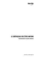 Tapa de Le crepuscule des etats-nations: transnationalisation et crispations nationalistes