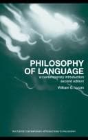Tapa de Philosophy of language