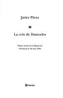 Tapa de La crin de Damocles