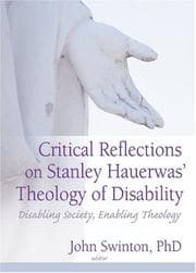 Tapa de Critical Reflections Of Stanley Hauerwas' Theology Of Disability