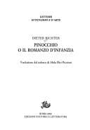 Tapa de Pinocchio, oder, Vom Roman der Kindheit