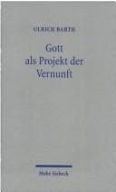 Tapa de Gott als Projekt der Vernunft