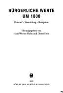 Tapa de Bürgerliche Werte um 1800