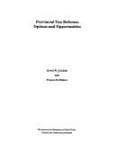 Tapa de Provincial tax reforms