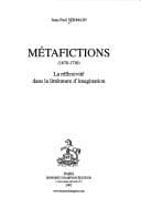 Tapa de Métafictions (1670-1730)