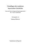 Tapa de Grundlagen der modernen bayerischen Geschichte