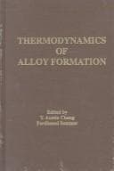 Tapa de Thermodynamics of alloy formation