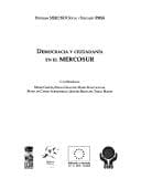Tapa de Democracia y ciudadani̕a en el Mercosur