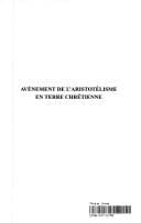 Tapa de Avènement de l'aristotélisme en terre chrétienne