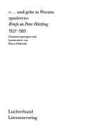Tapa de "-und gehe in Worten spazieren"