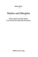 Tapa de Mythos und Metapher: Metamorphosen des Kirke-Mythos in der Literatur der italienischen Renaissance