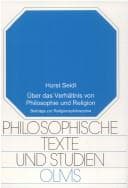 Tapa de Über das Verhältnis von Philosophie und Religion
