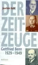 Tapa de Der Zeitzeuge: Gottfried Benn 1929-1949