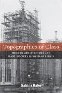 Tapa de Topographies of class