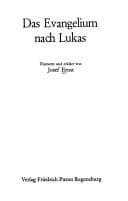 Tapa de Das Evangelium nach Lukas