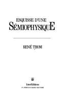 Tapa de Esquisse d'une sémiophysique