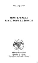 Tapa de Mon enfance est à tout le monde