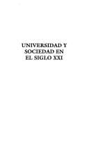 Tapa de Universidad y sociedad en el Siglo XXI