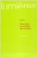 Tapa de Franz Beck