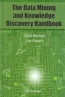 Tapa de Data mining and knowledge discovery handbook
