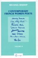 Tapa de Contemporary French Women Poets.Volume II from Hyvrard and Baude to Etienne and Albiach. (Chiasma 3)