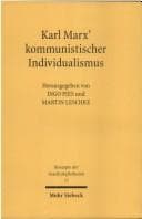 Tapa de Karl Marx' kommunistischer Individualismus