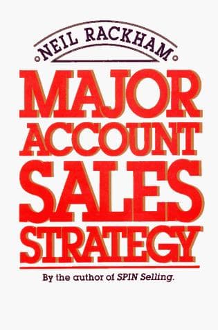 Tapa de Major account sales strategy