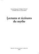 Tapa de Lectures et écritures du mythe