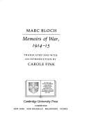 Tapa de Marc Bloch