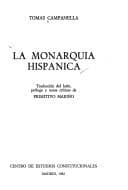 Tapa de La Monarquía hispánica