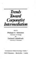 Tapa de Trends toward corporatist intermediation