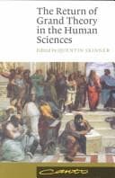 Tapa de The Return of grand theory in the human sciences