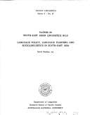 Tapa de Papers in South-East Asian linguistics