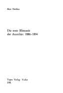 Tapa de Geschichte der Anarchie
