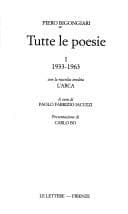 Tapa de Tutte le poesie