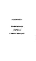 Tapa de Paul Gadenne, 1907-1956