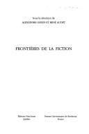 Tapa de Frontières de la fiction