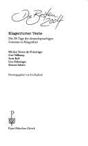 Tapa de Die Besten 2004 - Klagenfurter Texte