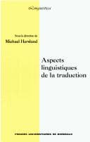 Tapa de Aspects linguistiques de la traduction