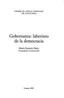 Tapa de Gobernanza, laberinto de la democracia