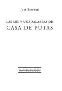 Tapa de Las mil y una palabras de casa de putas