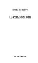 Tapa de Las soledades de Babel