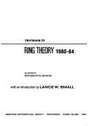 Tapa de Reviews in ring theory, 1980-84
