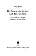 Tapa de Die Sterne, die Zensur und das Vaterland
