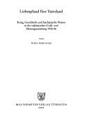 Tapa de Liebespfand f urs Vaterland: Krieg, Geschlecht und faschistische Nation in der italienischen Gold- und Eheringsammlung 1935/36